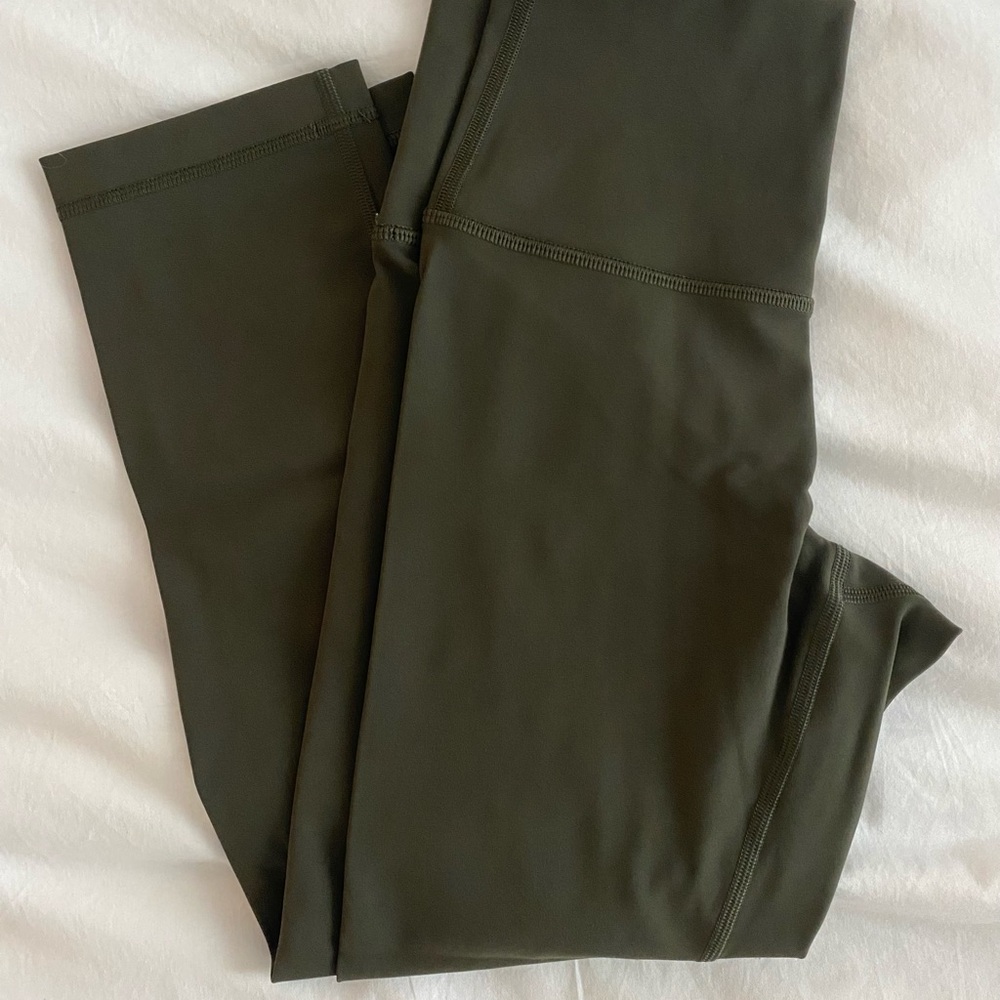 Lululemon Athletica Dark Green Leggings